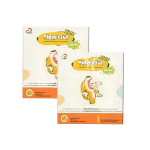 Tigervite Kidz Organic Tiger Milk Mushroom (Passion Fruit) Sachet 20s