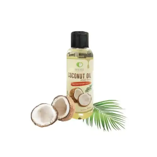 Lifetree Organic Premium Coconut Oil, Mild Scent/Skin & Hair Care 100ml