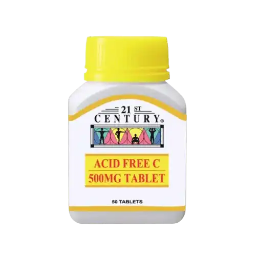21st Century Acid Free C 500mg Tablet 50s