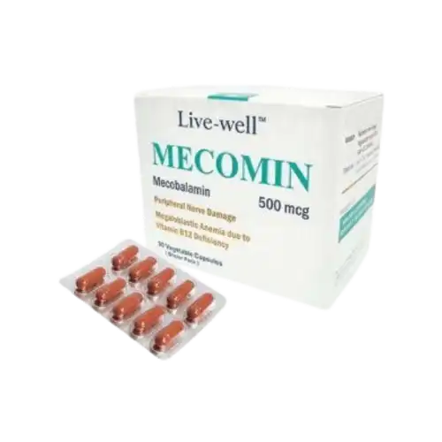 Live-well Mecomin 500mcg Capsule 90s x2 + 60s