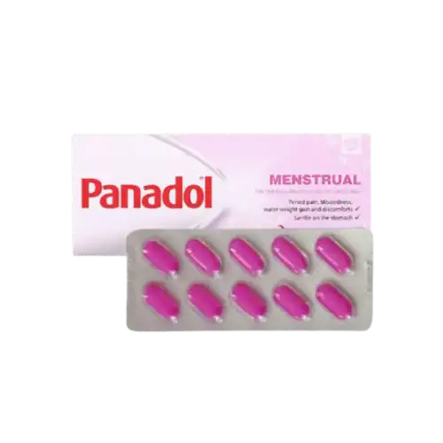 Panadol (Pamabrom + Paracetamol) Menstrual Caplet 10s (Strip)