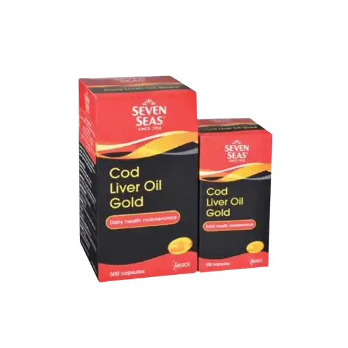 Seven Seas Cod Liver Oil Gold Capsule 500s + 100s