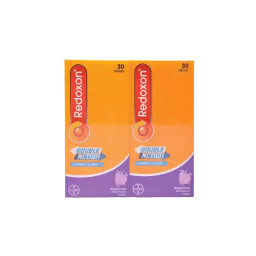 Redoxon Double Action Vitamin C+Zinc Effervescent (Blackcurrant) Tablet 10s