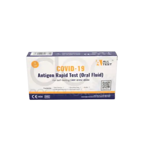 Alltest Covid-19 Antigen Rapid Test Kit - Oral Fluid Self Testing 1s