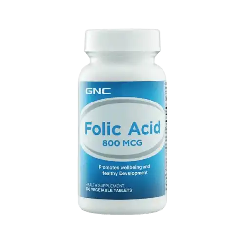 GNC Folic Acid 800mcg Tablet 100s
