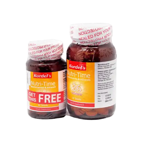 Kordel's Nutri-time Multivitamins & Minerals Tablet 90s + 30s