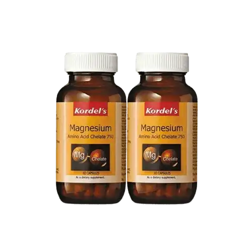 Kordel's Magnesium Amino Acid Chelate 750 Capsule 60s x2