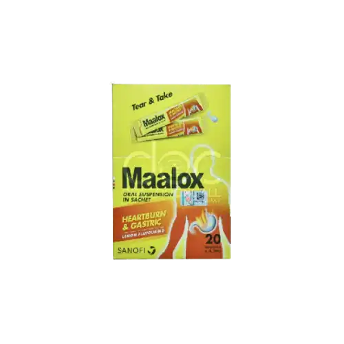 Maalox Oral Suspension Sachet 20s