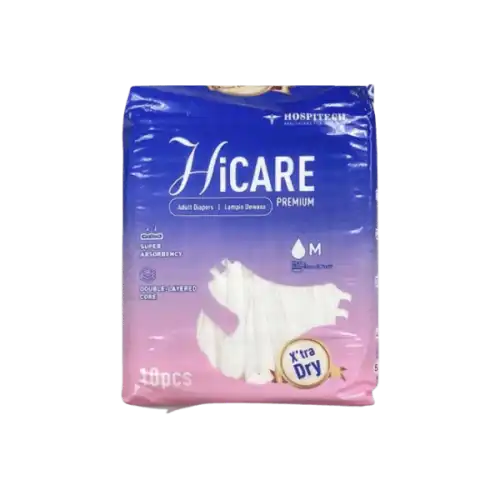 Hicare Adult Brief Diapers Basic 10s M