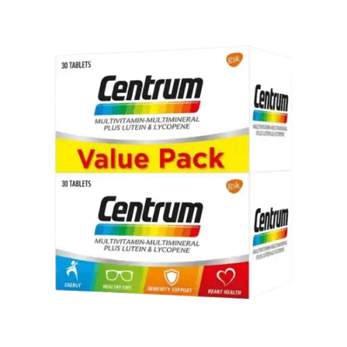 Centrum Multivitamin-Multimineral Plus Lutein and Lycopene Tablet 100s