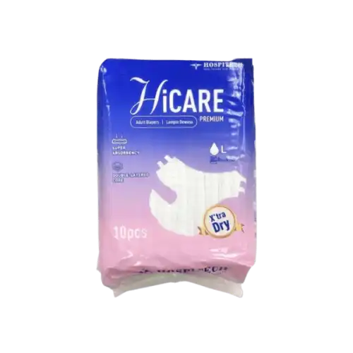 Hicare Adult Brief Diapers Plus 10s M