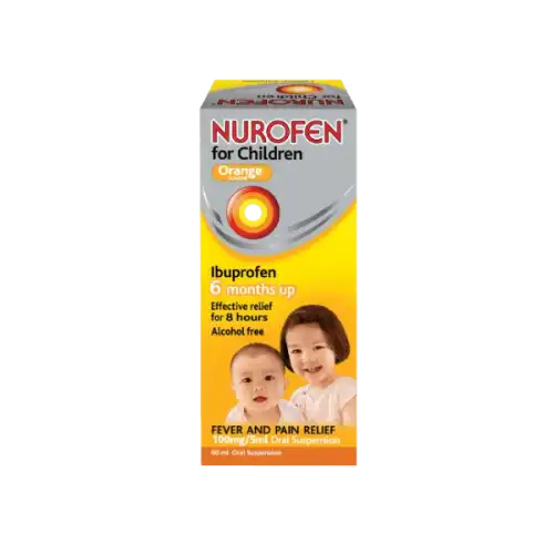 Nurofen (Ibuprofen) for Children 100mg/5ml Syrup 60ml