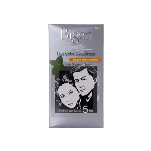 Bigen Speedy Hair Color Conditioner 2's 881 Natural Black