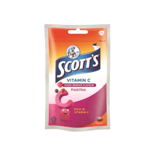 Scott's Vitamin C Pastille 2x50s Mixed Berries