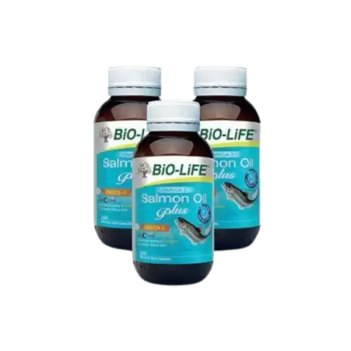 Bio-Life Omega -3 Salmon Oil Plus Capsule 100s x3