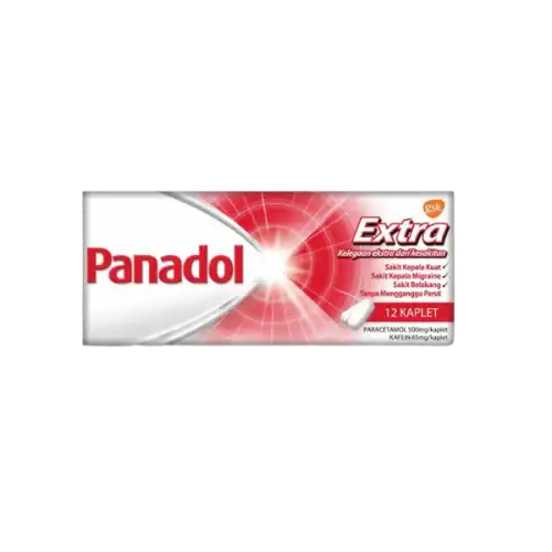 Panadol (Caffeine + Paracetamol) Extra Tablet 12s (Strip)
