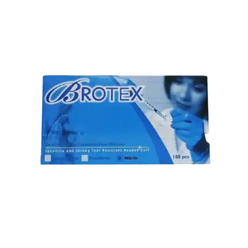 Brotex Latex Examination Gloves Powdered 100's S