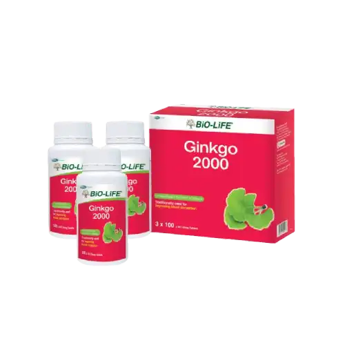 Bio-Life Ginkgo 2000 Tablet 100s x3