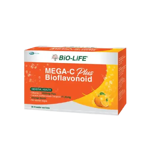 Bio-Life Mega-C Plus Bioflavonoid Sachet 30s