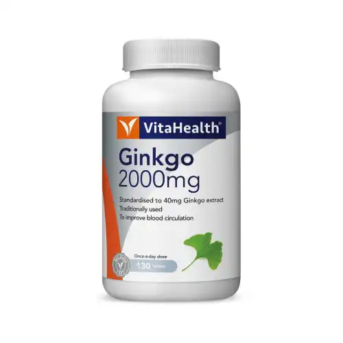 VitaHealth Ginkgo 2000 Tablet 130s x2