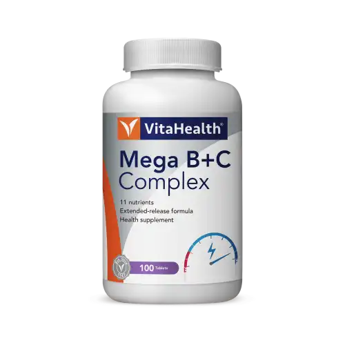 VitaHealth Mega B+C Complex Time Release Nutrition Tablet 130s