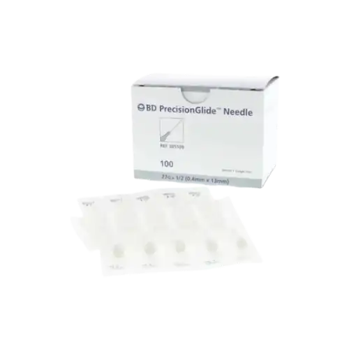 BD PrecisionGlide Needle 27G x 1/2 100's