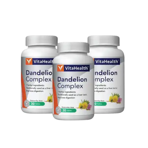 VitaHealth Dandelion Complex Plus Capsule 30s x3