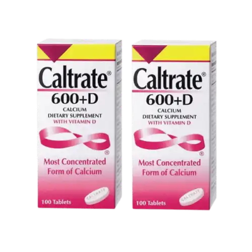 Caltrate (Calcium carbonate + Cholecalciferol) 600+D Tablet 100s x2