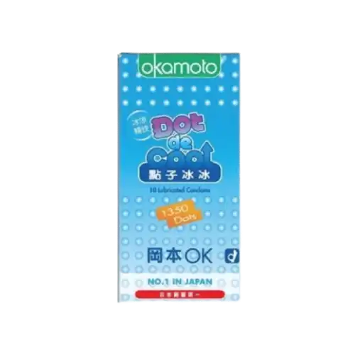 Okamoto Dot De Cool Condom 10s