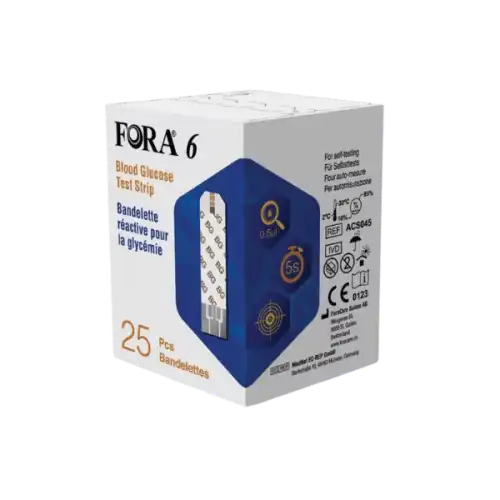 Fora Blood Glucose Test Strip 25s