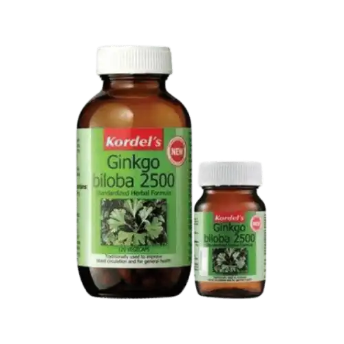 Kordel Ginkgo Biloba 2500Mg Vegetable Capsule 120s + 30s