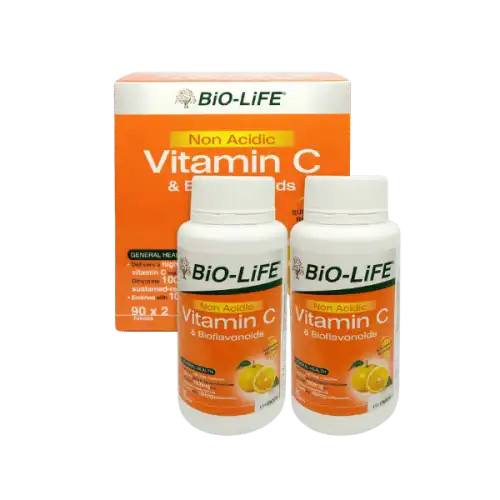 Bio-Life Non-Acidic Vit C 2x90's