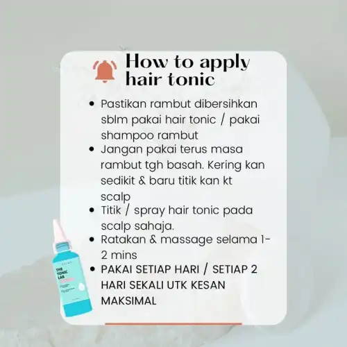 Zaem's The Tonic Lab Hair Growth Accelerator 50ml Purple