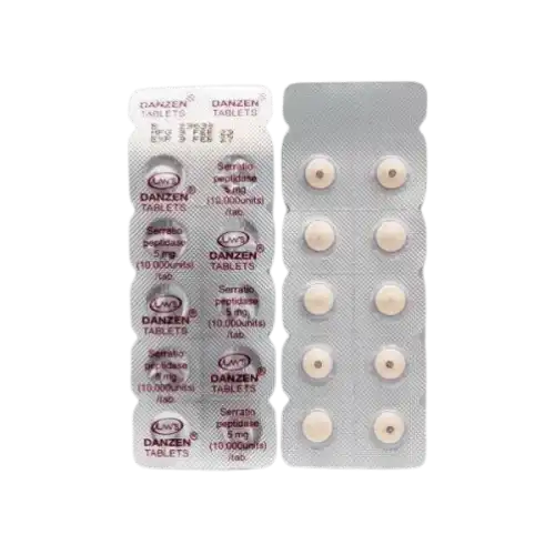 Danzen (Serratiopeptidase) 5mg Tablet 10s (Strip)
