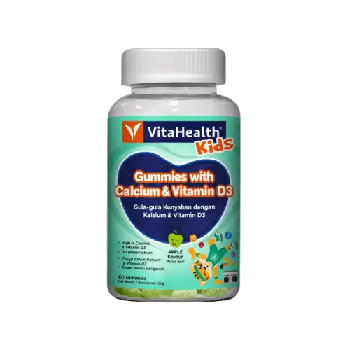 VitaHealth Kids with Calcium & Vitamin D3 Gummies 60s