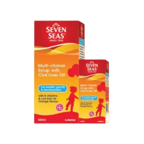 Seven Seas Multivitamin Syrup with Cod Liver Oil (Kid) 500ml + 100ml