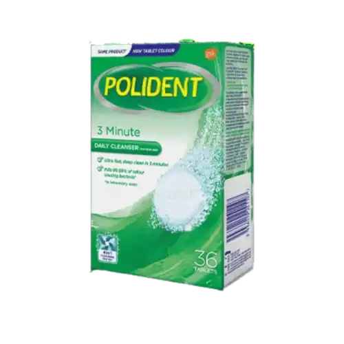 Polident 3 Minute Daily Cleanser 36's