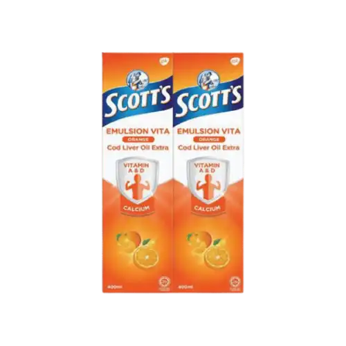 Scott's Emulsion Orange 400ml x2