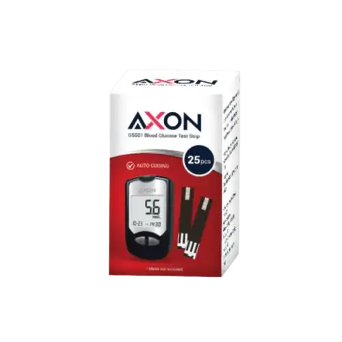 Axon Blood Glucose Monitoring System + Test Strips  + Lancets (GM501) 1 set