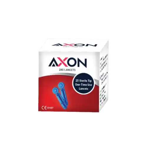 Axon Blood Glucose Test Strip + Lancets (GS501) 25s (strip) + 25s (lancet)