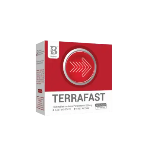 Biowell Terrafast (Paracetamol) 500mg Tablet 10s (Strip)