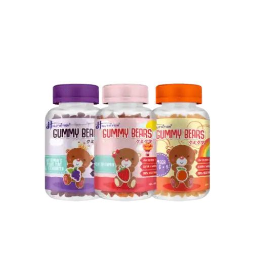 JH Nutrition Gummy Bears 90s Vitamin C Plus Zinc & Echinacea (Grape Flavour)