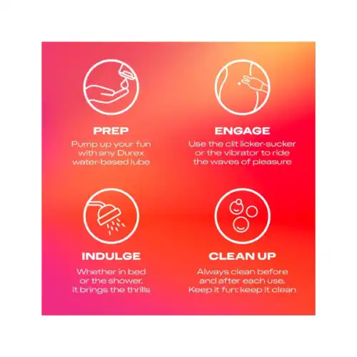 Durex Play 2 in 1 Vibrator & Teaser Tip 1s