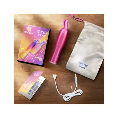 Durex Play 2 in 1 Vibrator & Teaser Tip 1s