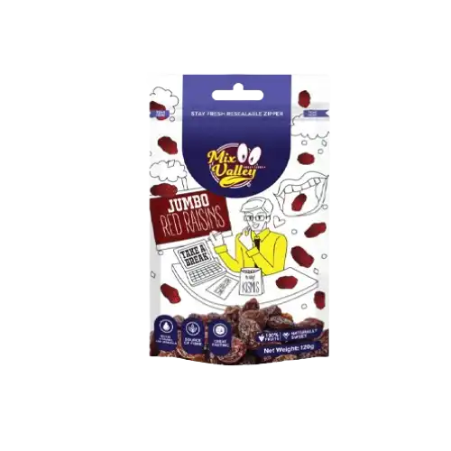 Mixvalley Jumbo Red Raisins 120g