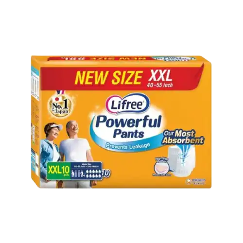 LiFree Powerful Slim Pants Adult Diaper (Jumbo Pack) 18s (M)