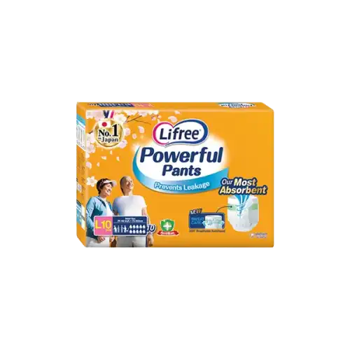 LiFree Powerful Slim Pants Adult Diaper (Regular Pack) 11s (M)