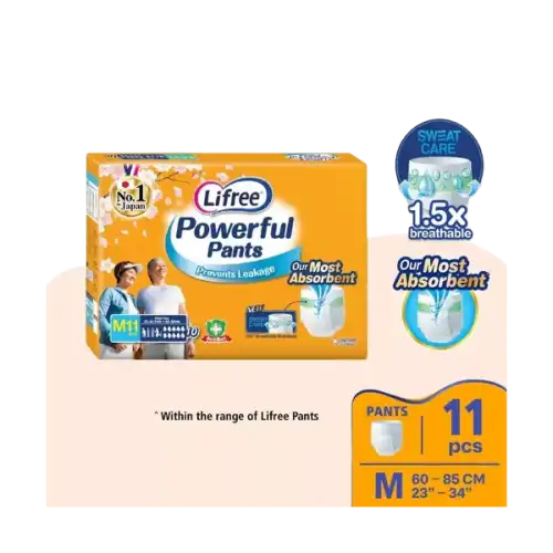 LiFree Powerful Slim Pants Adult Diaper (Regular Pack) 11s (M)