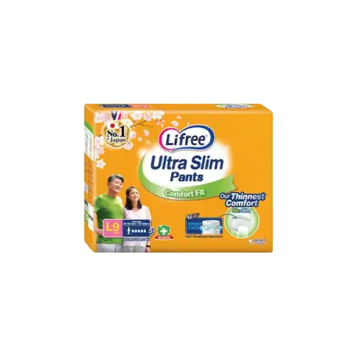 LiFree Ultra Slim Pants Adult Diaper (Regular Pack) 10s (M)