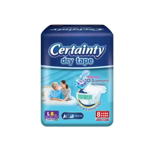 Certainty Dry Tape Adult Diaper 10s (M)